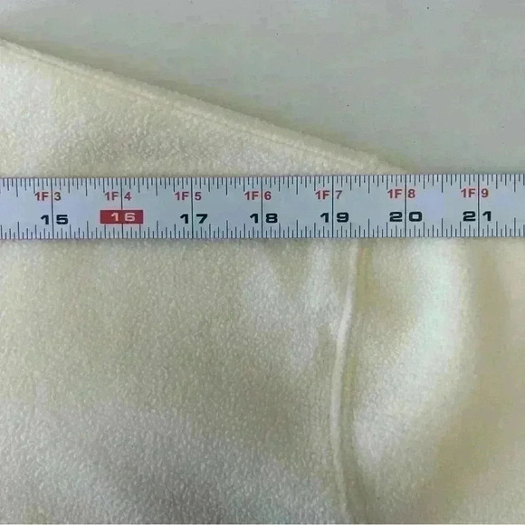 Vintage Tradition Fleece Crewneck Sweatshirt Snowflake Embroidered Ivory 3X - Picture 9 of 16